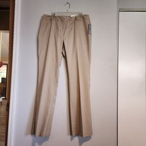 Woman's Long 34 Inseam Size 16 Worthington Tan Dress Pants